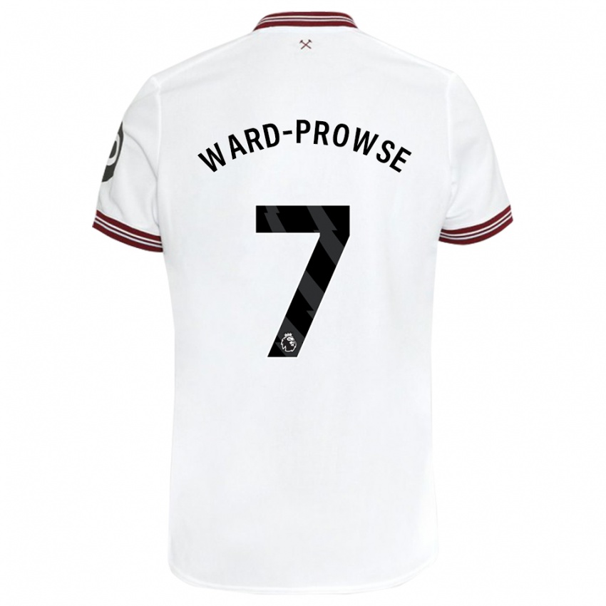 Enfant Maillot James Ward-Prowse #7 Blanc Tenues Extérieur 2023/24 T-Shirt