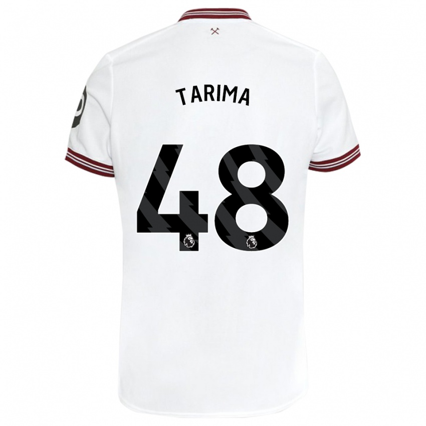 Enfant Maillot Sean Tarima #48 Blanc Tenues Extérieur 2023/24 T-Shirt