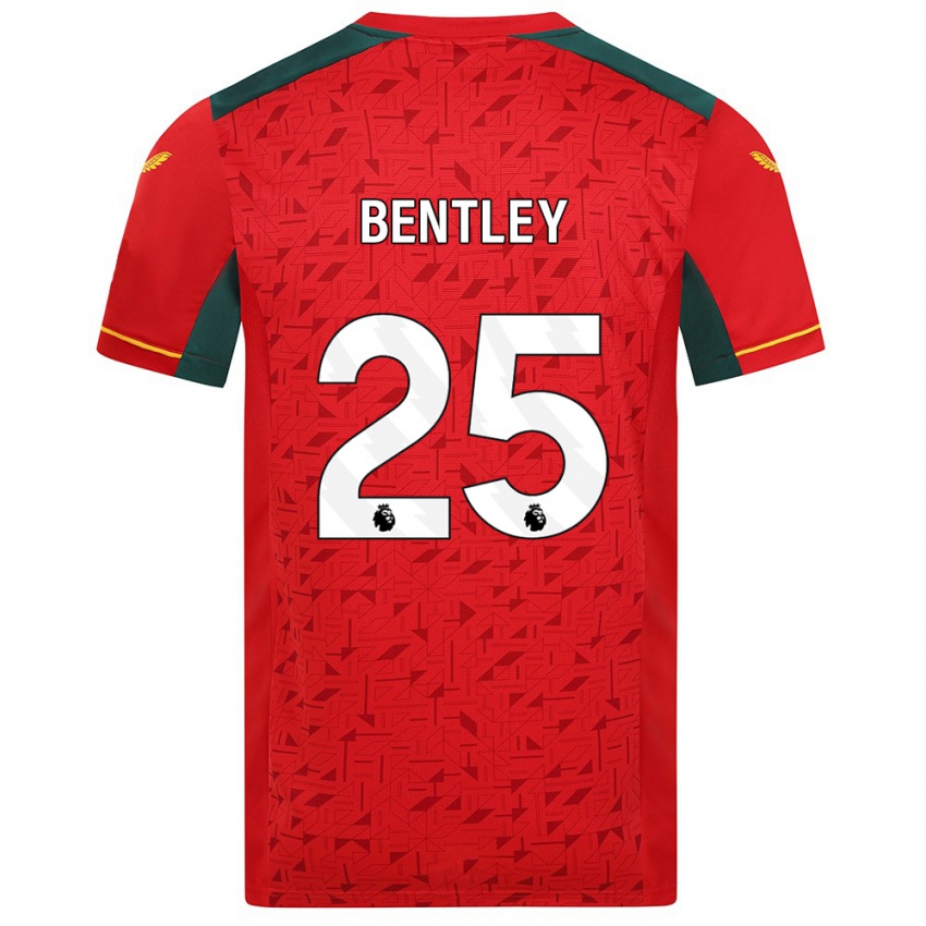 Enfant Maillot Daniel Bentley #25 Rouge Tenues Extérieur 2023/24 T-Shirt
