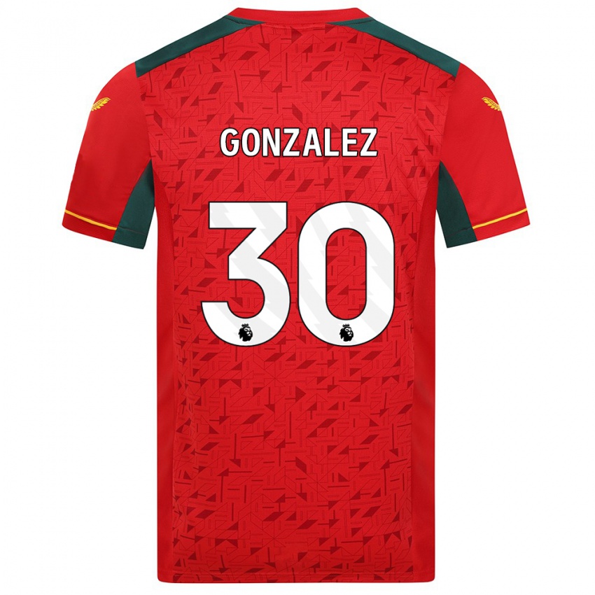 Enfant Maillot Enso González #30 Rouge Tenues Extérieur 2023/24 T-Shirt