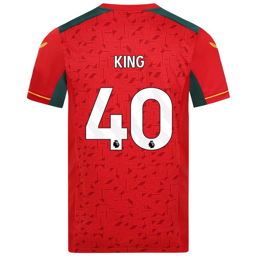 Enfant Maillot Tom King #40 Rouge Tenues Extérieur 2023/24 T-Shirt