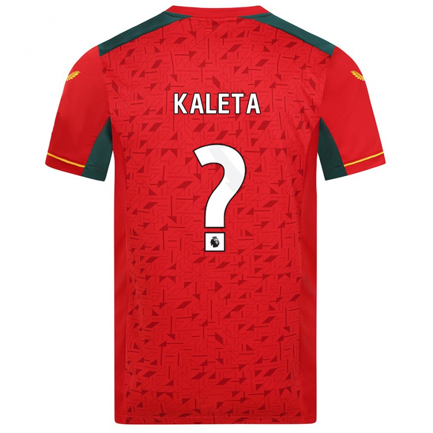 Enfant Maillot Marvin Kaleta #0 Rouge Tenues Extérieur 2023/24 T-Shirt