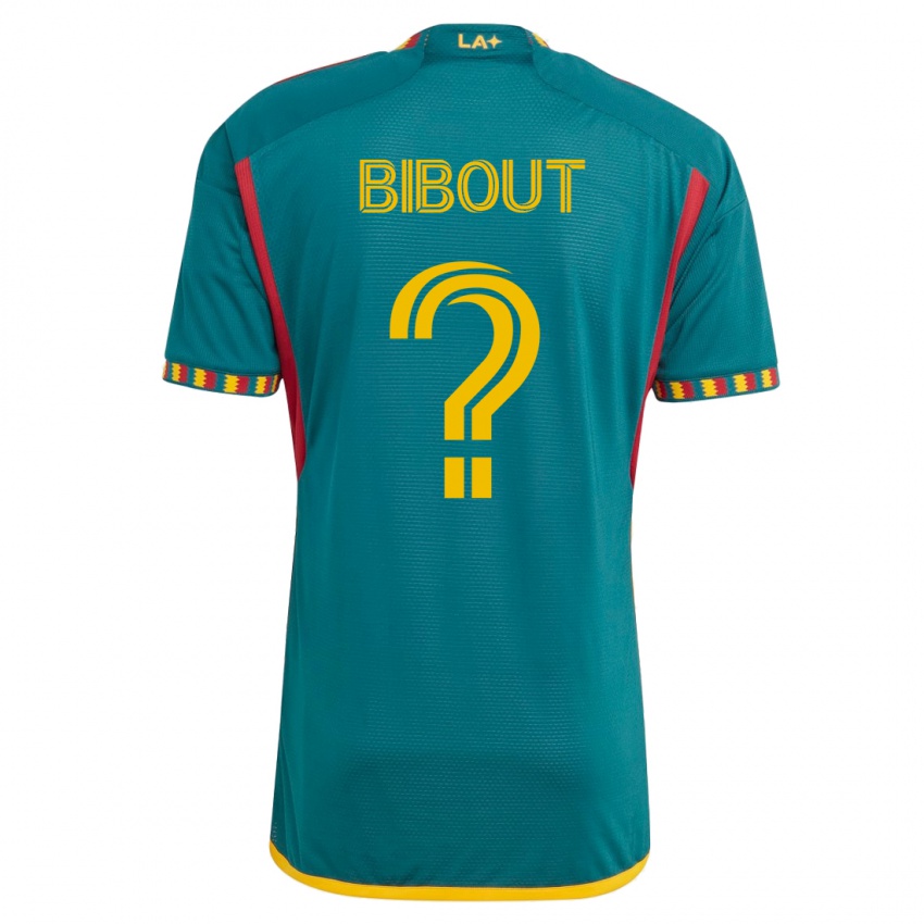 Enfant Maillot Aaron Bibout #0 Vert Tenues Extérieur 2023/24 T-Shirt