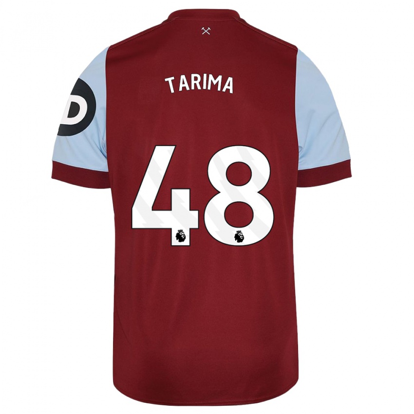 Enfant Maillot Sean Tarima #48 Bordeaux Tenues Domicile 2023/24 T-Shirt