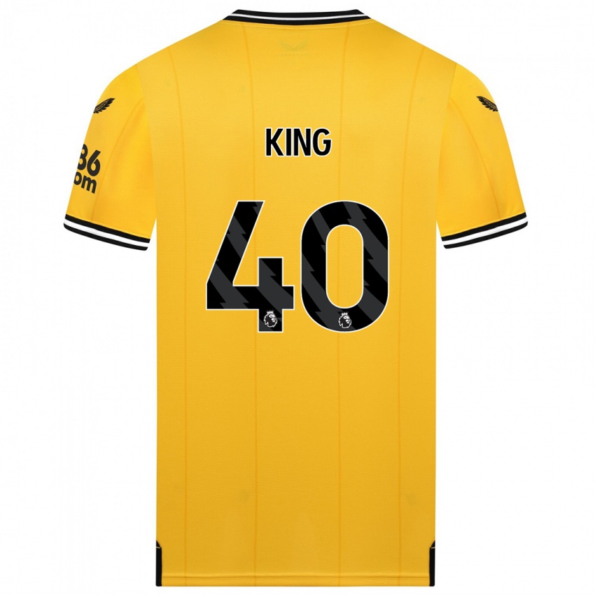 Enfant Maillot Tom King #40 Jaune Tenues Domicile 2023/24 T-Shirt