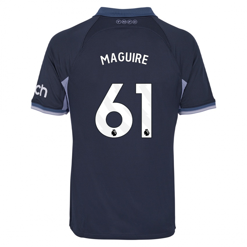 Enfant Maillot Aaron Maguire #61 Bleu Foncé Tenues Extérieur 2023/24 T-Shirt