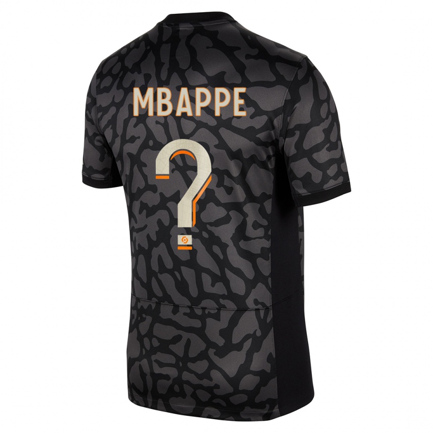 Enfant Maillot Ethan Mbappe #0 Blanc Tenues Extérieur 2023/24 T-Shirt