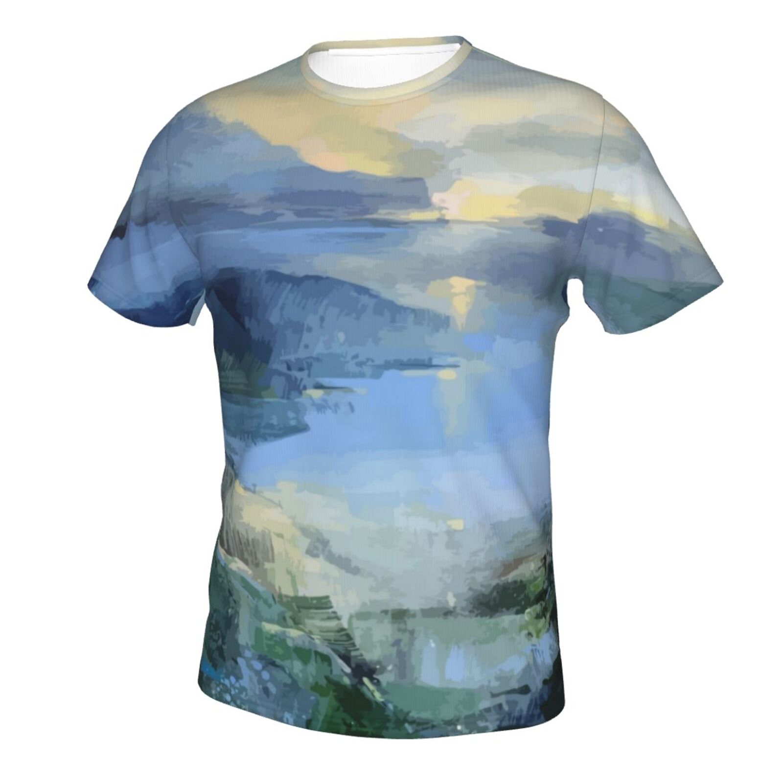 T-shirt Classique Calm Sea Painting Elements