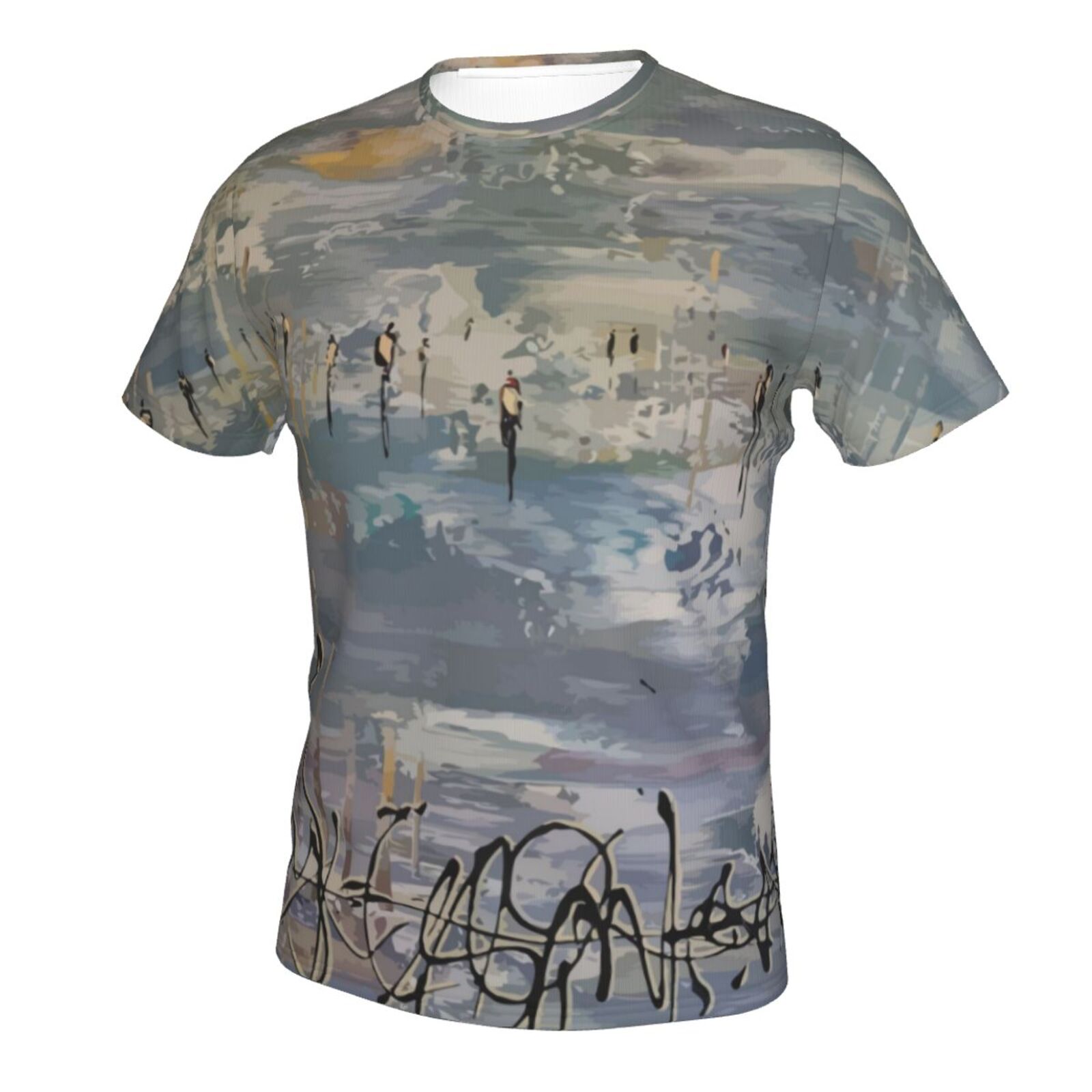 T-shirt Classique Talk To The Clouds Painting Elements